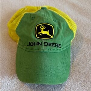 John Deere Kids Cap in Green and Yellow